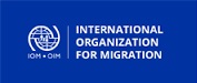 Logo de l'OIM, Organisation internationale pour les migrations